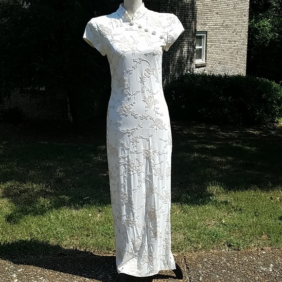 *** RARE VINTAGE *** Huey Waltzer beaded gown - Picture 2 of 8